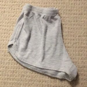 Brandy Melville Thermal Gray Shorts